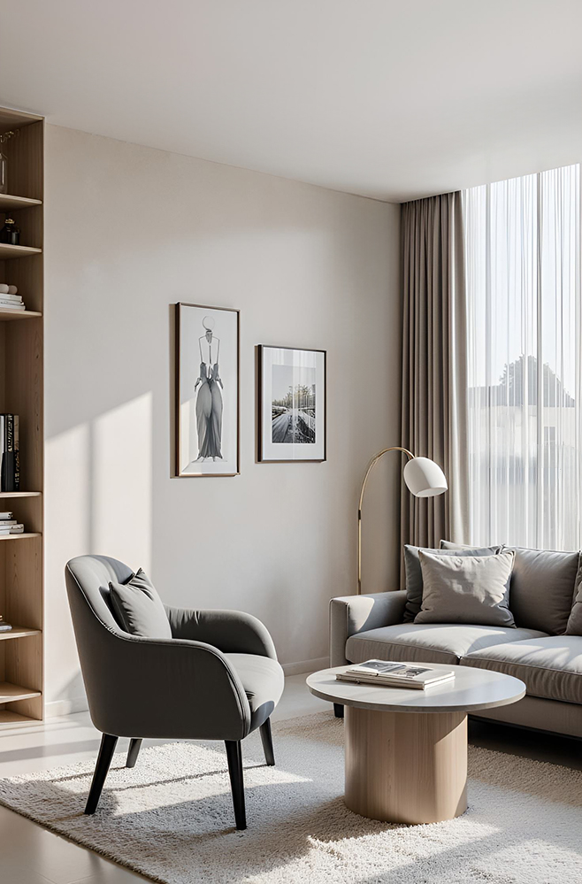 Готовый интерьер